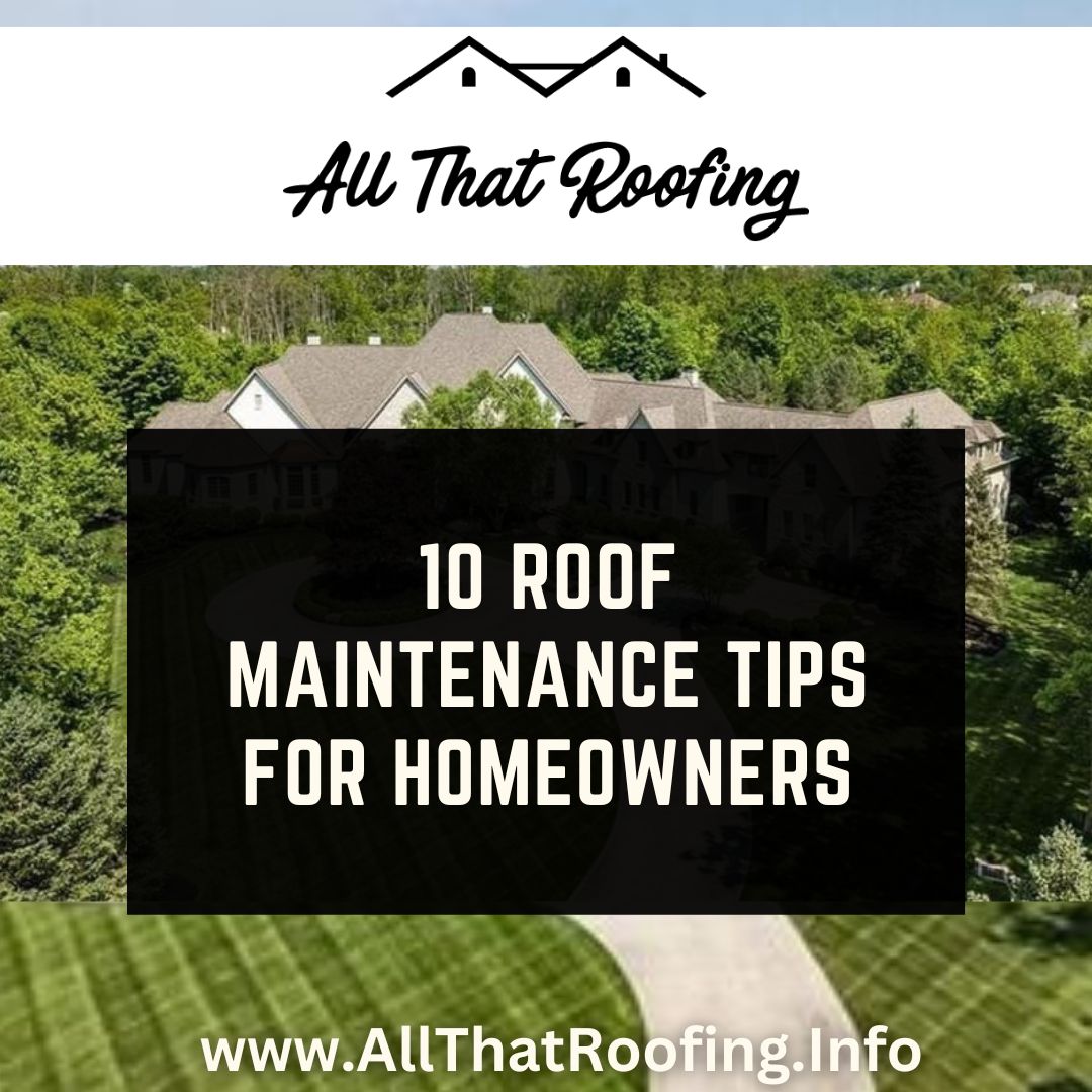 10 Roof Maintenance Tips for Homeowners