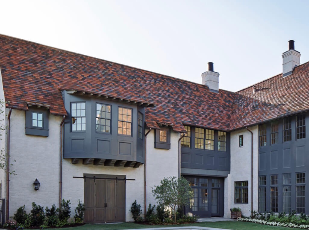 Slate specialty roof installed by ATR Roofing